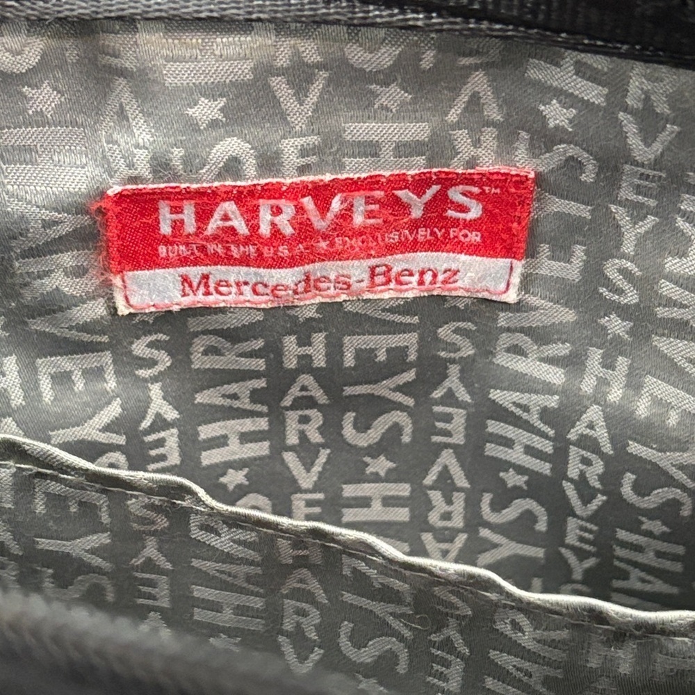 Harveys x Mercedes Benz Black Woven Seatbelt Shoulder Bag Rare Collab - Picture 16 of 16